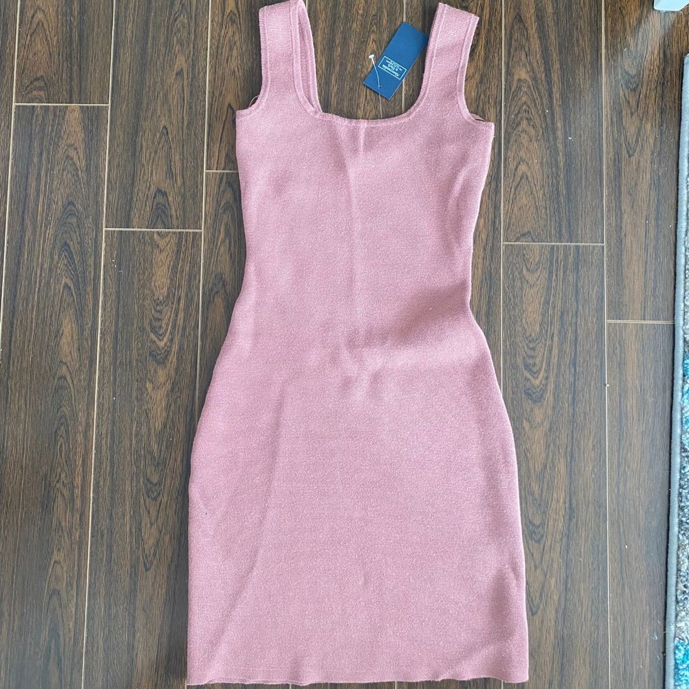 Abercrombie 90's Ribbed Mini Dress - Picture 1 of 2